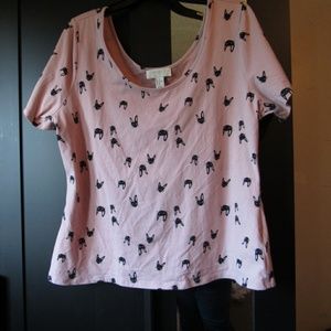 Forever 21 cat print top
